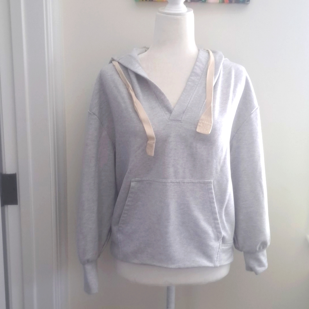 Fabletics Gray Hoodie Oversized Sweater size XS